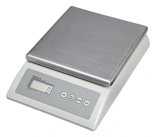 Pakketweger MAUL Count 10kg metalen plateau 17x17.5cm 220V/+ batterij