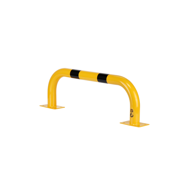 Beschermbeugel staal, H350xB1.000 mm, geel/zwart