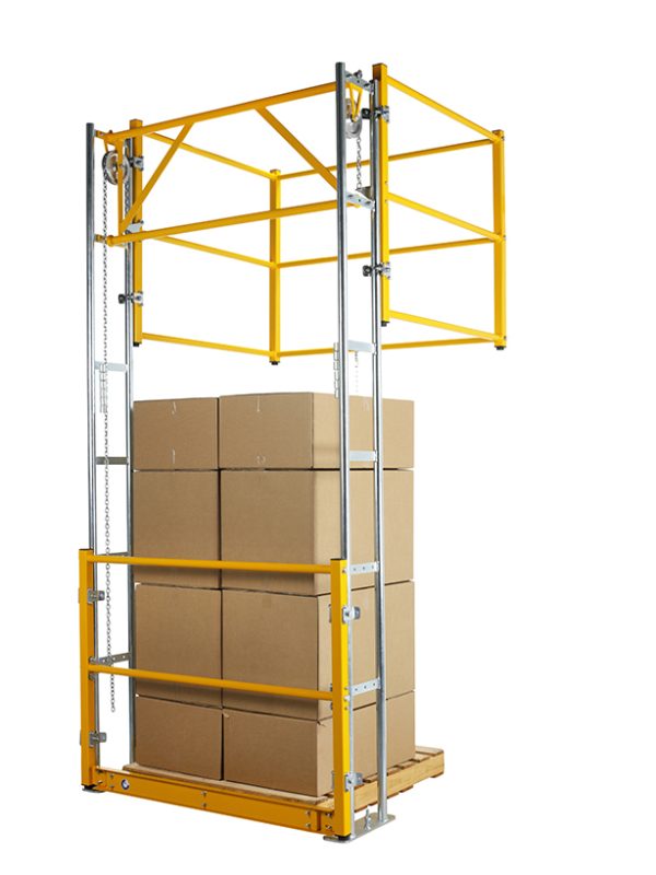 Guillotinehek, VarioGate 30, H2.100 x D1.400 mm, RAL 1028, lastbreedte 1.200 mm