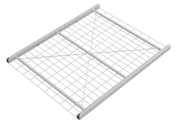 Extra draadrooster legbord CLIP 150, B1.300 x D800 mm, Verzinkt