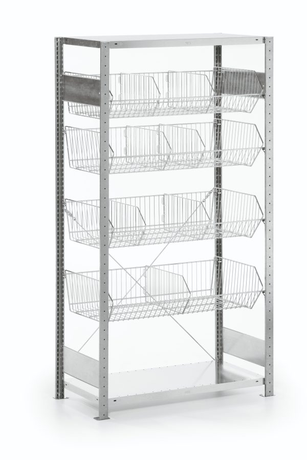 Draadmandenstelling, Basismodule, H2.000 x B1.000 mm verzinkt