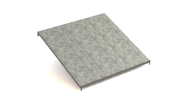 Extra doorschuifniveau, Type L,  B1.300 x D1.228 mm verzinkt