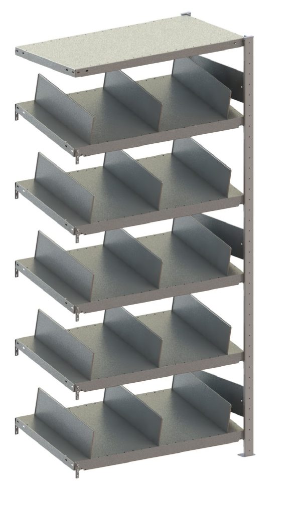 Doorschuifstelling S3, Type M Aanbouwmodule, H2.000 x B1.000 mm verzinkt
