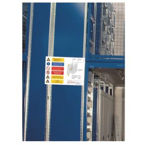 Belastingbord voor magazijnstellingen