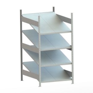 Doorschuifstelling S3, Type L, Basismodule, H2.000 x D1.228 mm verzinkt 1.000 mm