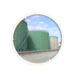 EUvex universele spiegel rond wit