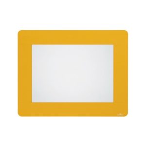 Vloersticker kader voor A4 documenten verwijderbaar geel