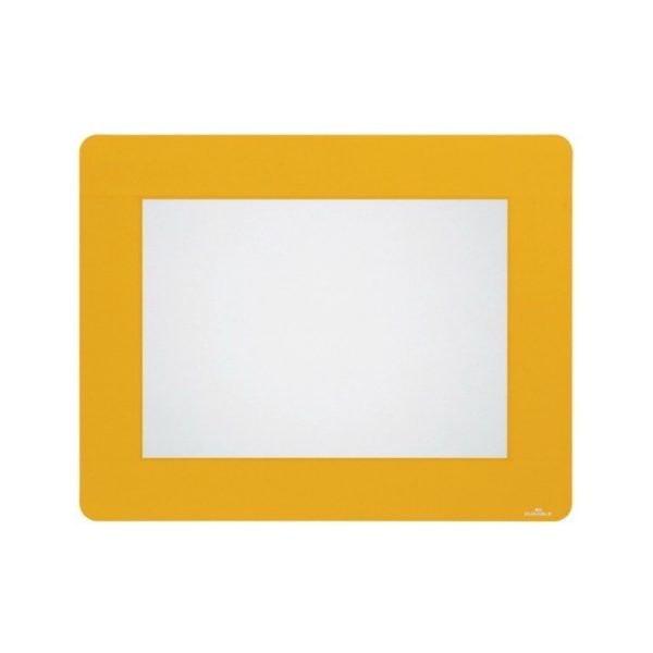 Vloersticker kader voor A4 documenten verwijderbaar geel