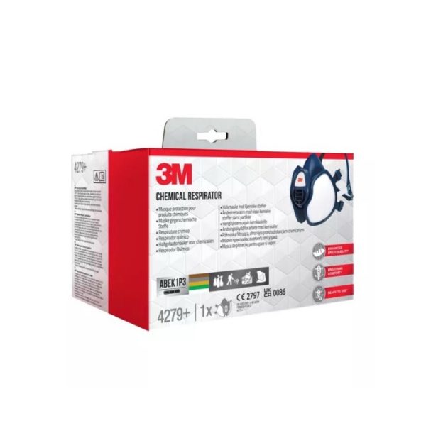 3M Masker voor chemische stoffen FFABEK1 P3 D filters - Afbeelding 3