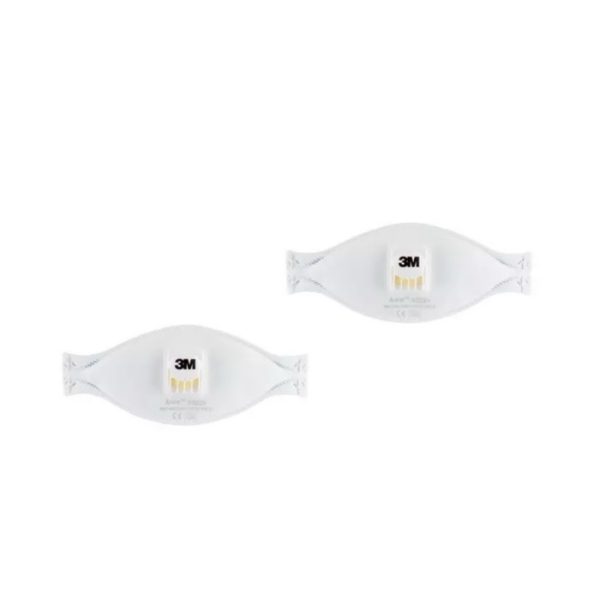 3M Aura 9322 FFP2 stofmasker met ventiel voor schuren - Afbeelding 4