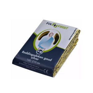FixFirst reddingsdeken folie goud zilver