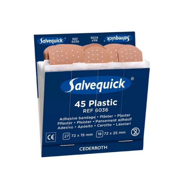 Salvequick pleister plastic navulling - Afbeelding 2
