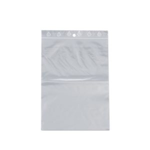 Gripzak 60 µm met ponsgat transparant