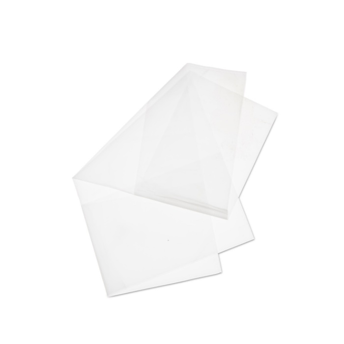 Plastic zak met zelfklevende strip 50 µm transparant