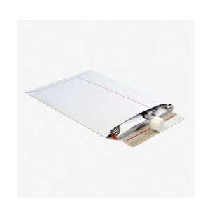 Kartonnen envelop met scheurstrip wit