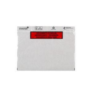 Paklijstenvelop bedrukt packing list transparant recycled