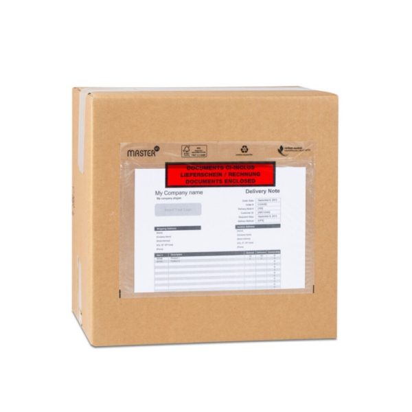 Paklijstenvelop bedrukt packing list transparant recycled - Afbeelding 6