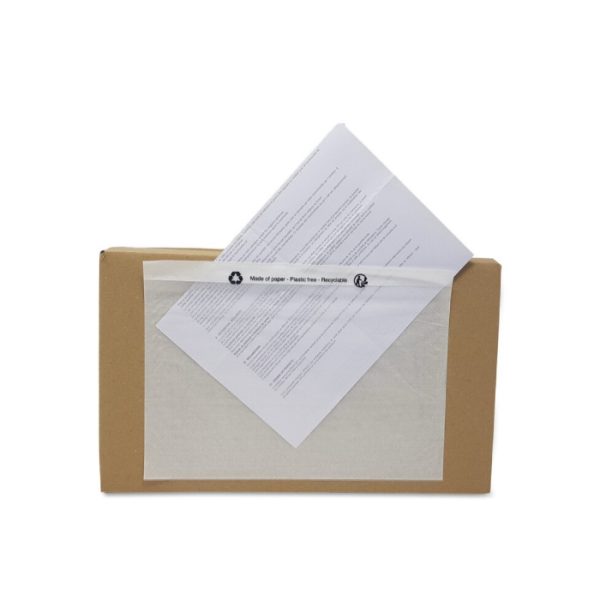 Paklijstenvelop papier onbedrukt - Afbeelding 2