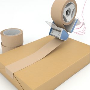 Verpakkingstape papier bruin