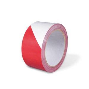 Waarschuwingstape wit/rood