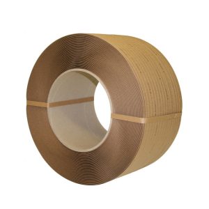 Omsnoeringsband papier bruin