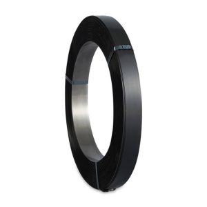 Omsnoeringsband staal zwart gelakt