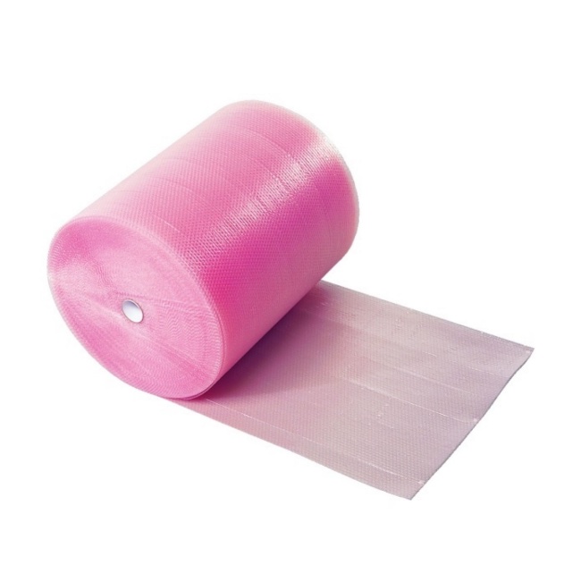 Luchtkussenfolie PP antistatisch roze - Afbeelding 2
