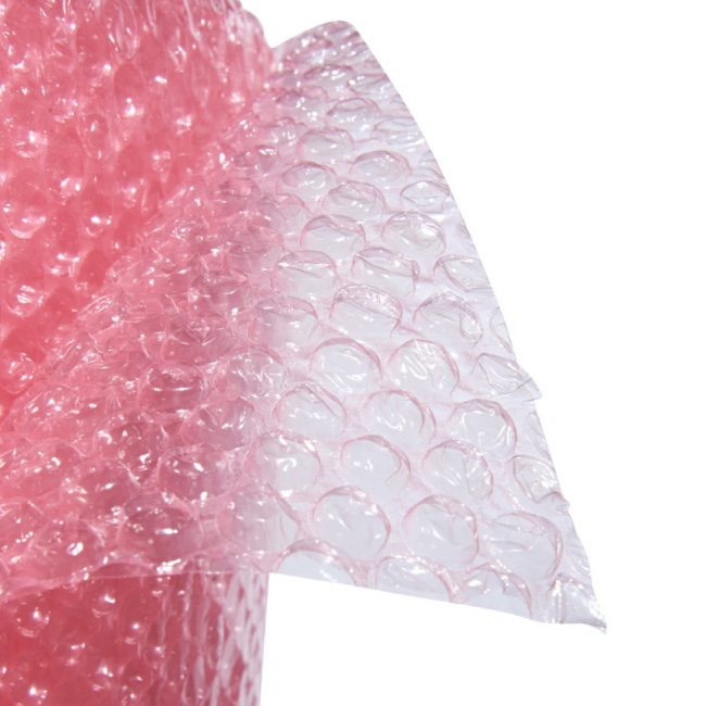 Luchtkussenfolie PP antistatisch roze - Afbeelding 3