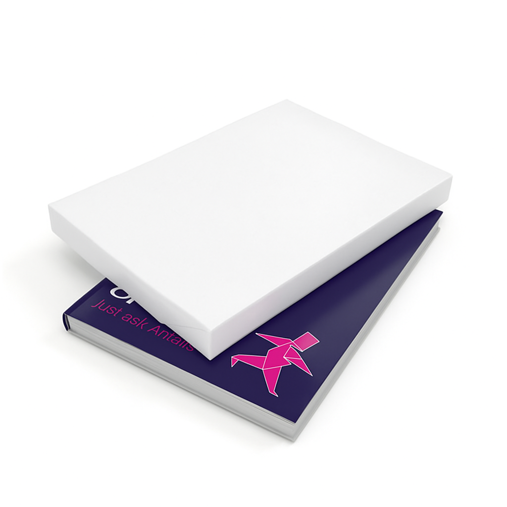 kraft papier rol wit