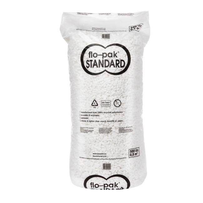 Opvulmateriaal Flo-Pak wit zak 500L - Afbeelding 2