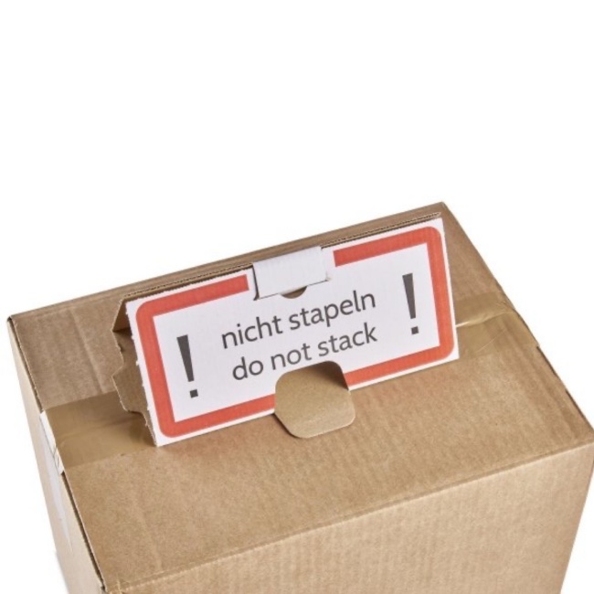 Stapelhoed Do Not Stack wit - Afbeelding 2