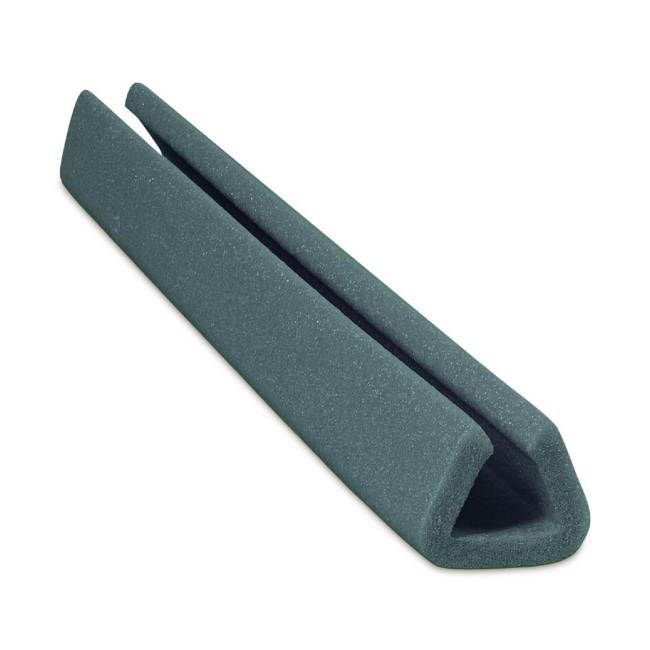 Schuimprofiel U profiel blauw