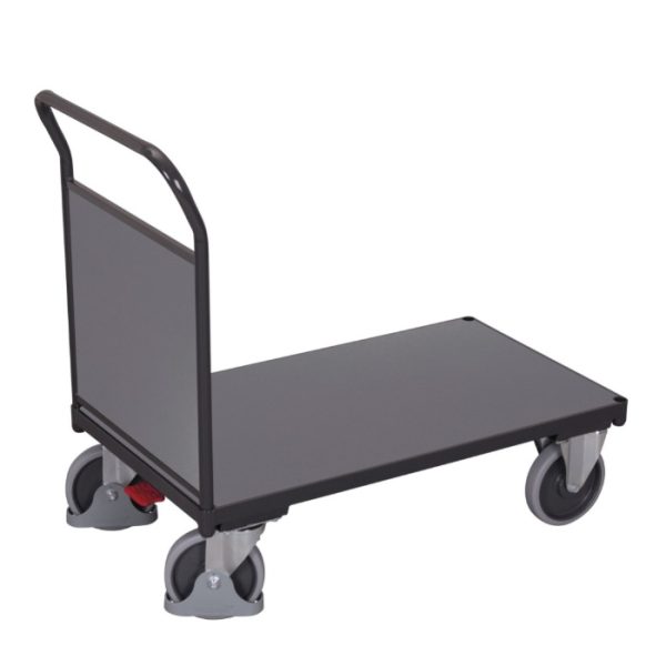 duwwandwagen met 1 wand antraciet