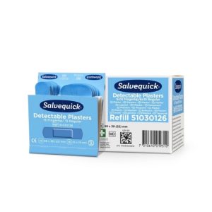 Salvequick pleisters detecteerbaar mix navulling