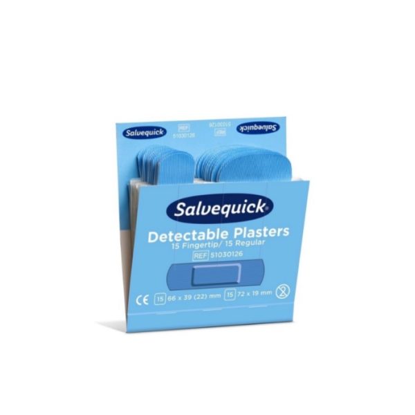 Salvequick pleisters detecteerbaar mix navulling - Afbeelding 2