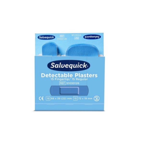 Salvequick pleisters detecteerbaar mix navulling - Afbeelding 3