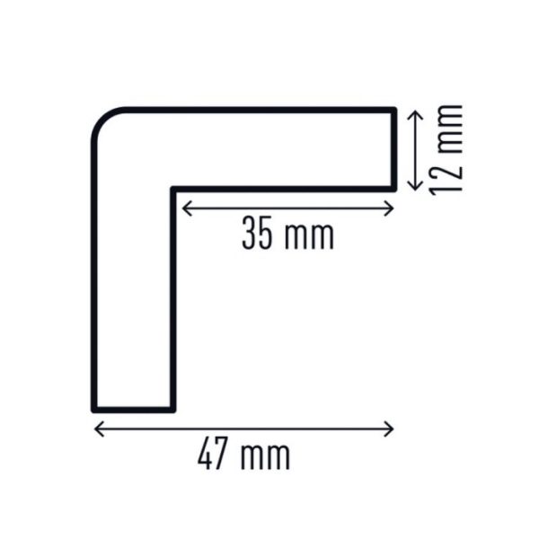 Durable beschermingsprofiel C35 hoek - Afbeelding 3