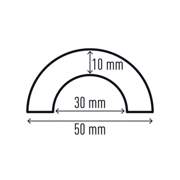 Durable beschermingsprofiel P30 buis - Afbeelding 3