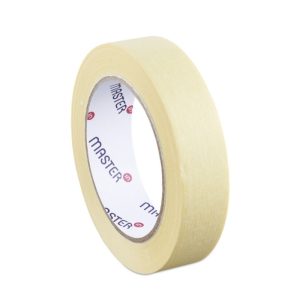 Maskingtape papier onbedrukt geel