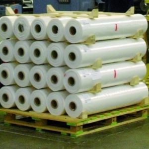 Krimpfolie gevouwen transparant