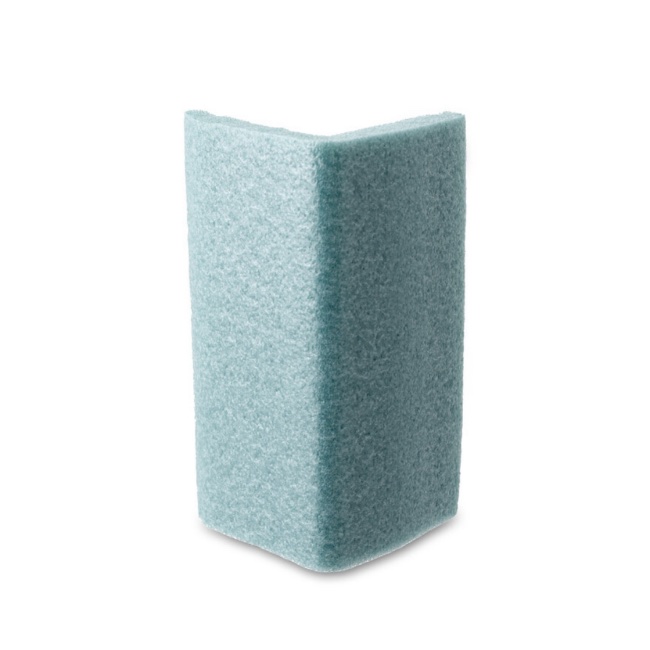 Schuimprofiel L profiel blauw