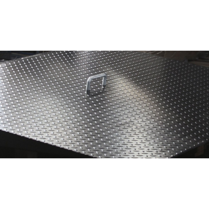 Inrijplaat in container