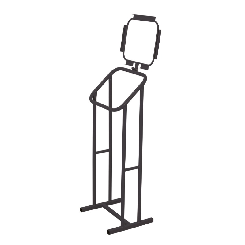 Afvalzakhouder voor magazijnen antraciet