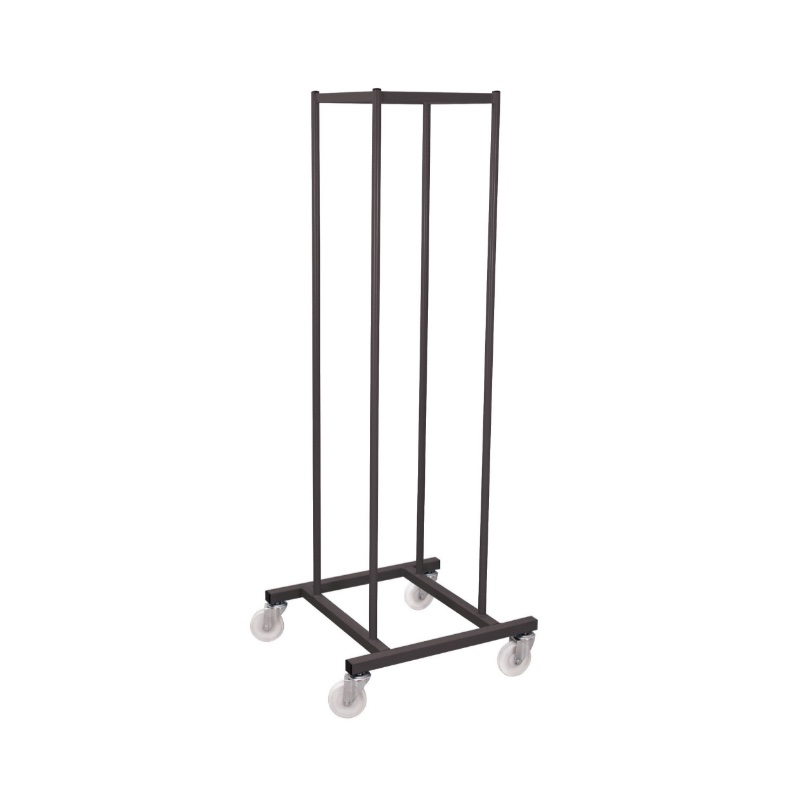 Meubelhond verzamelwagen voor in een magazijn. In de kleur antraciet