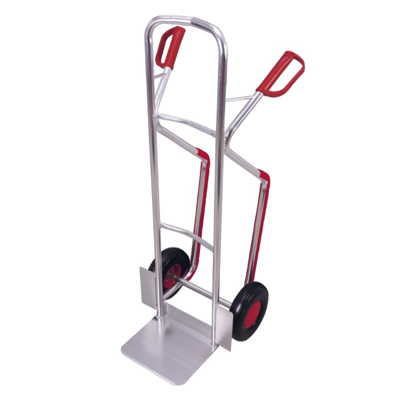 Aluminium steekwagen 1300 mm met trapglijders - Afbeelding 3