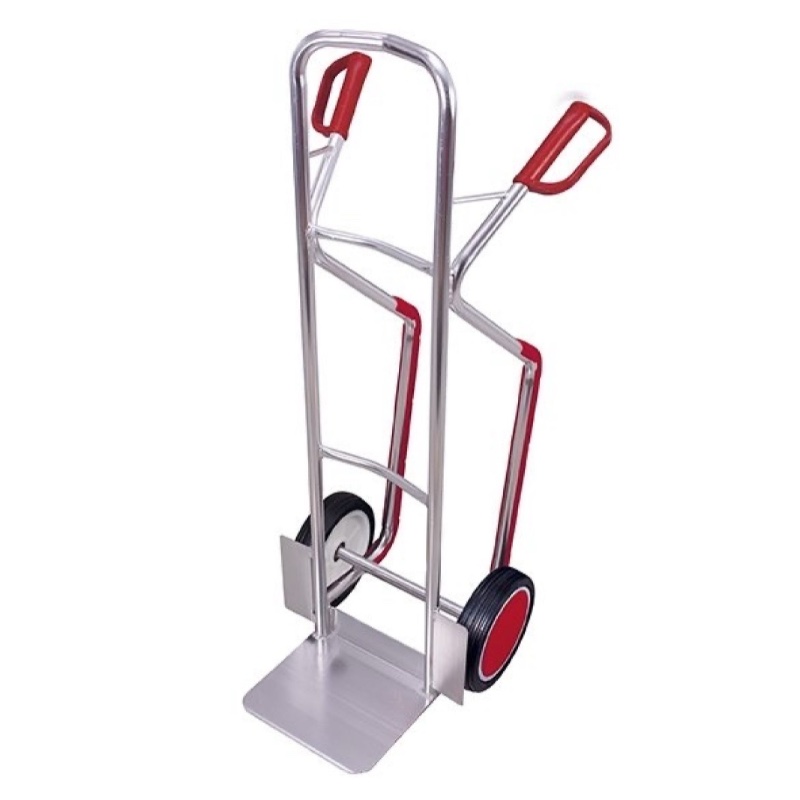 Aluminium steekwagen 1300 mm met trapglijders - Afbeelding 2