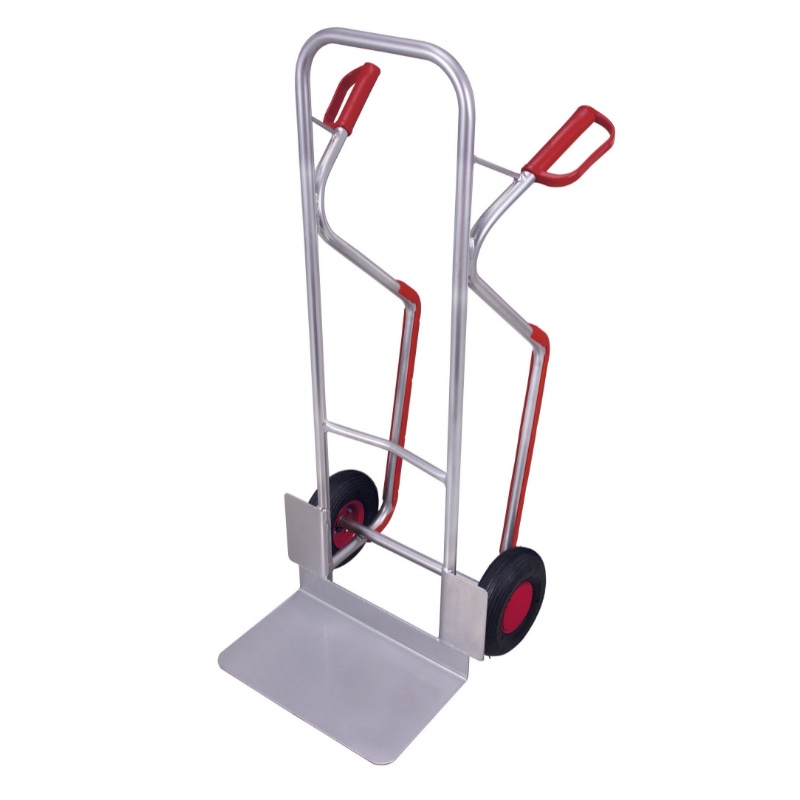 Aluminium steekwagen 1300 mm met trapglijders - Afbeelding 4