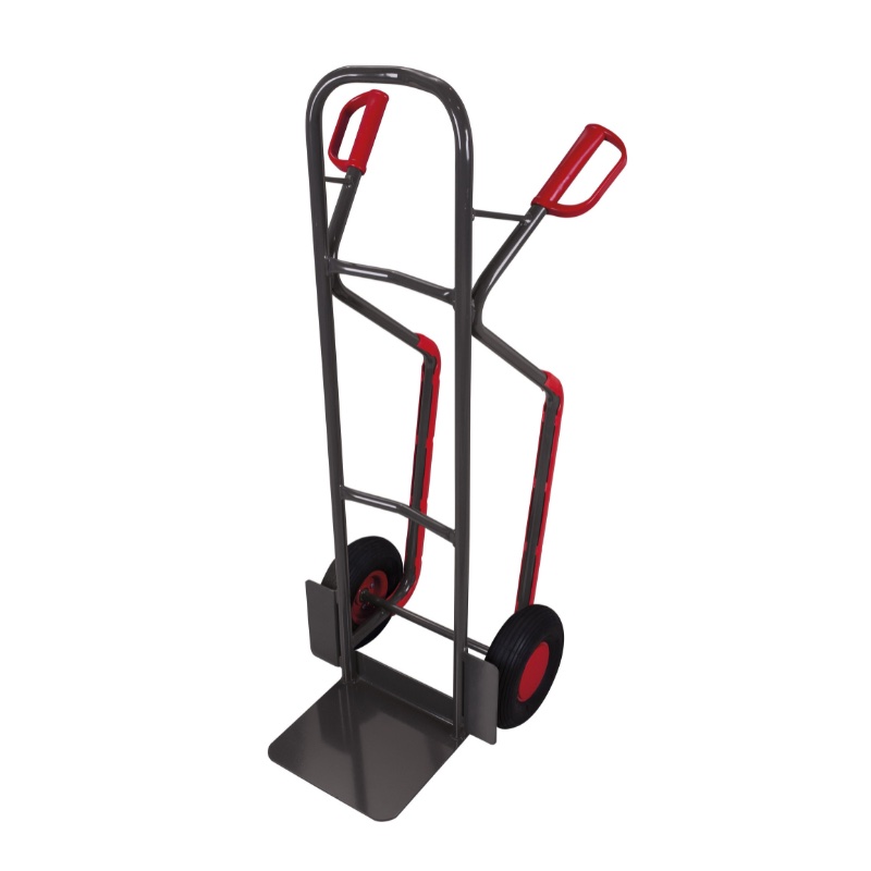 Stalen steekwagen 1300 mm met trapglijders - Afbeelding 4