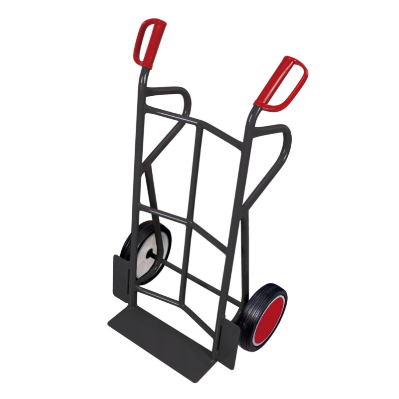 Stalen steekwagen laag inclusief valbeugels - Afbeelding 4