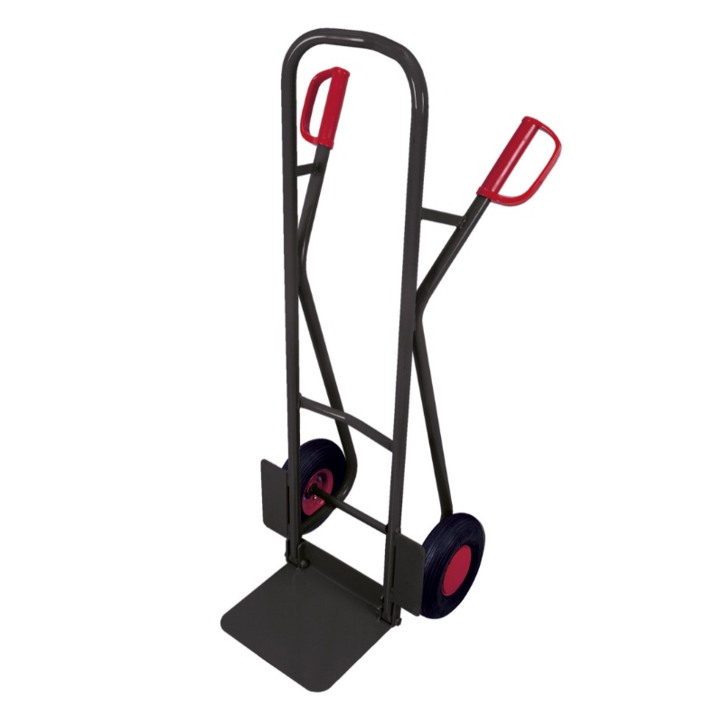 Stalen steekwagen met opklapbare schopplaat - Afbeelding 3